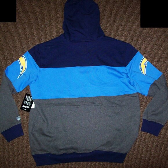 LOS ANGELES CHARGERS Pull Over 3 Color Hoody 3X